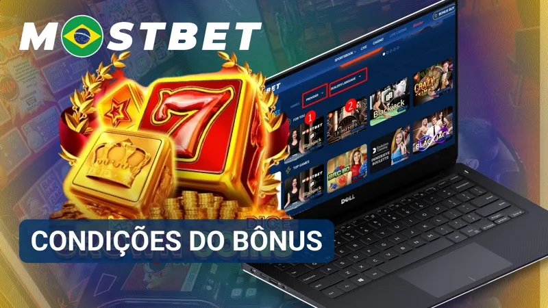 Quadro informativo apresenta requisitos, prazo de validade e regras aplicáveis ao bônus de 100 Giros Grátis da MostBet.