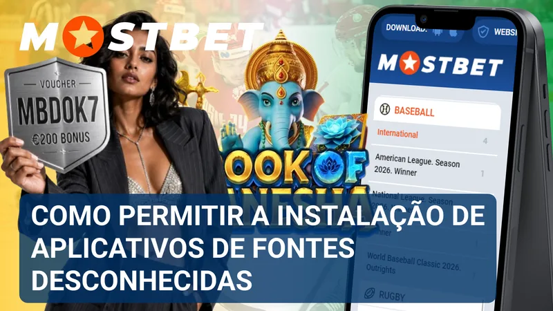 Configuração de segurança do Android com a opção para instalar aplicativos de fontes desconhecidas ativada.