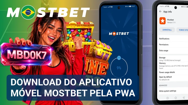 Atalho da versão PWA do Mostbet adicionado à tela inicial de um iPhone.