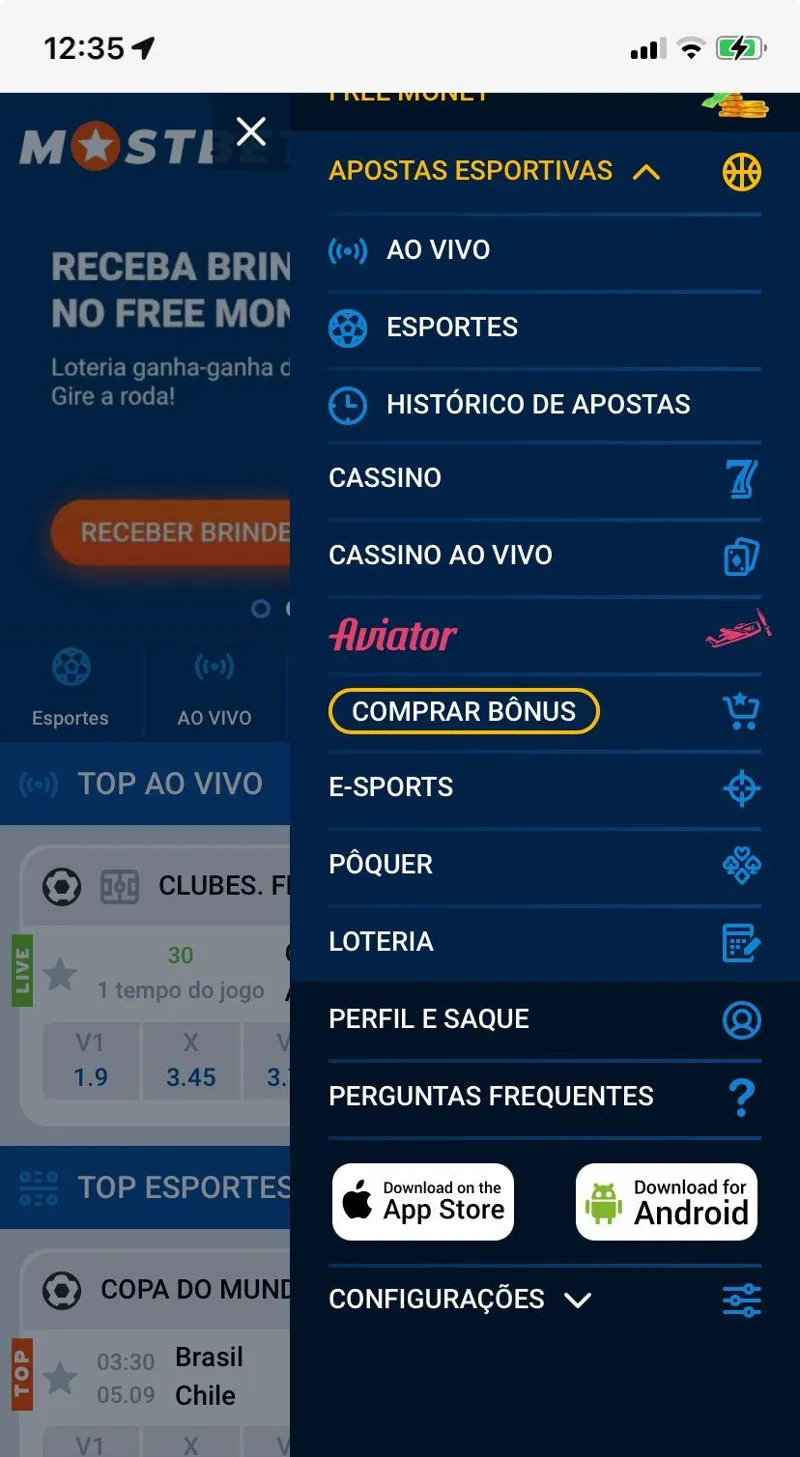 Baixe o aplicativo do site móvel da MostBet