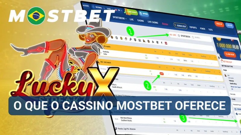 Visitante explora a seleção de jogos, promoções e recursos disponíveis no cassino MostBet.