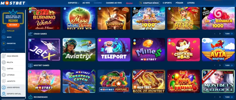 Cassino Online MostBet para Jogadores Brasileiros