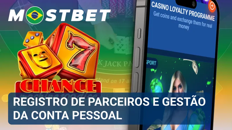 Parceiro conclui o cadastro e acessa a área pessoal do Programa de Afiliados MostBet.
