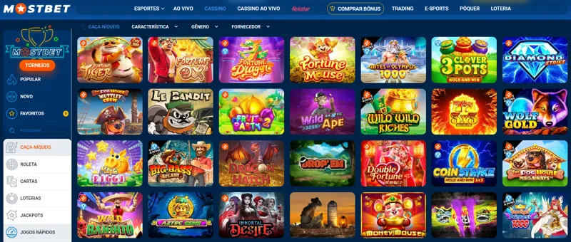 Bônus e promoções no site da MostBet